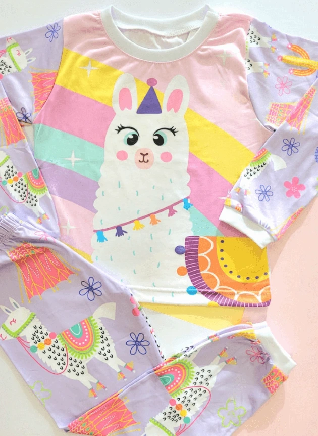 Pijama Longo Lhama