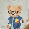 Conjunto Blusa Meia Malha Urso Calça Caramelo - Imagem 2