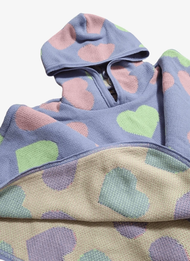 Poncho Corações - Imagem 2