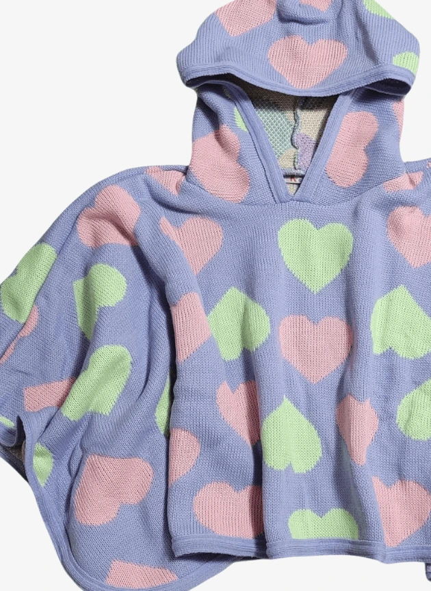 Poncho Corações - Imagem 4