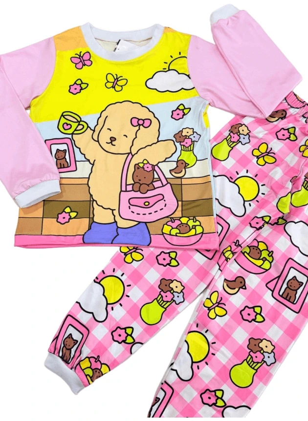 Pijama Longo Bobbie Godds Rosa